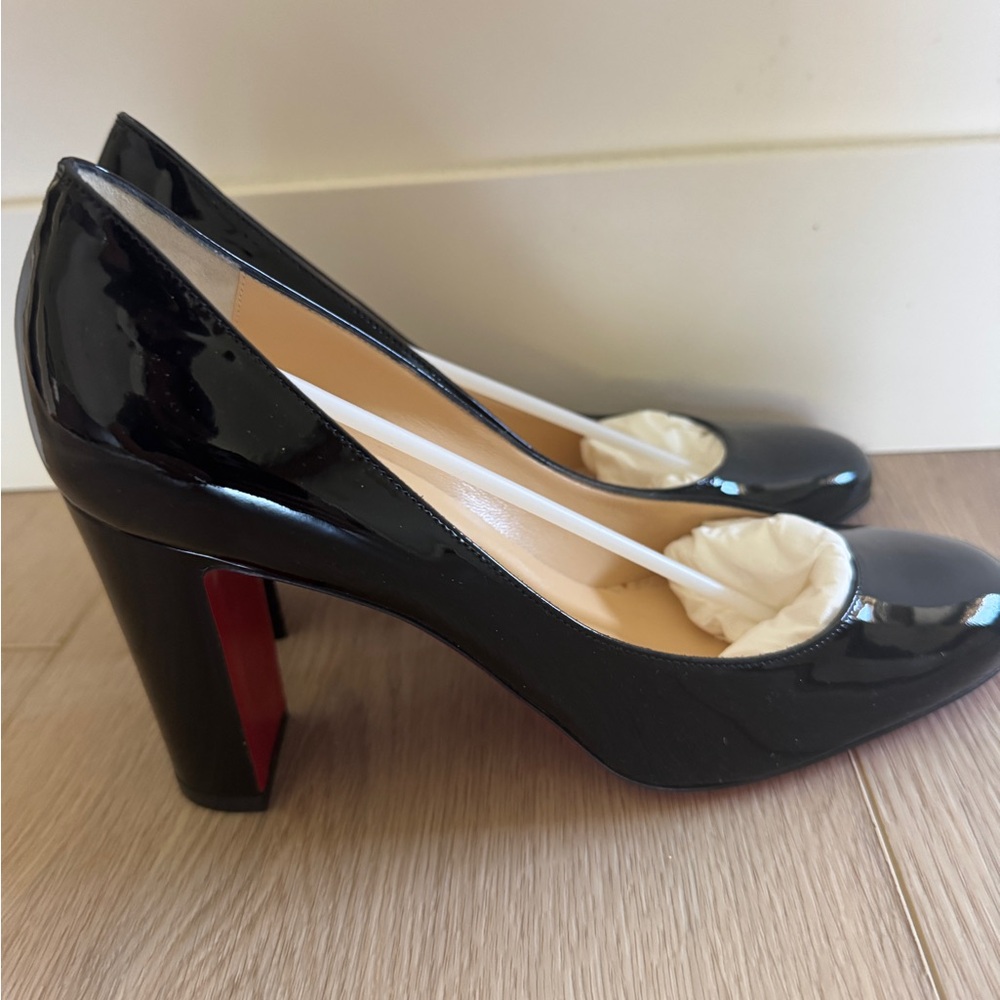 Christian Louboutin Black Patent Leather Heels